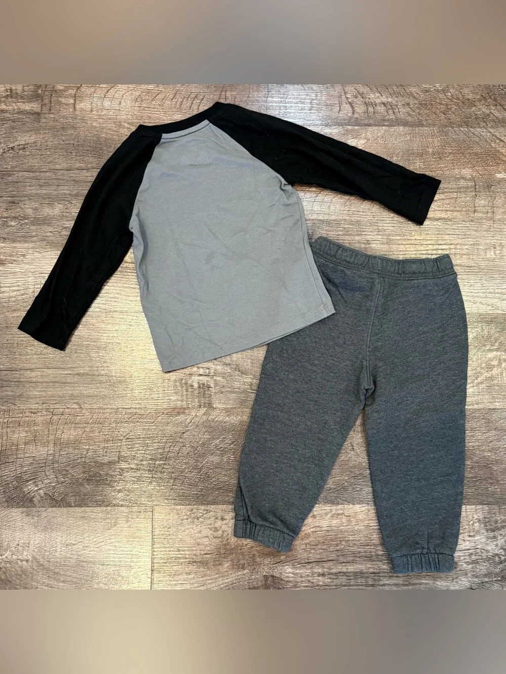 Cat & Jack Toddler Bat Halloween Long Sleeve Outfit Matching Pants 2T “Boo”